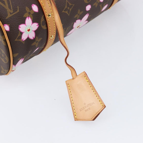 LOUIS VUITTON Papillon GM Bag Takashi Murakami M92009 LV Auth yk21054SM