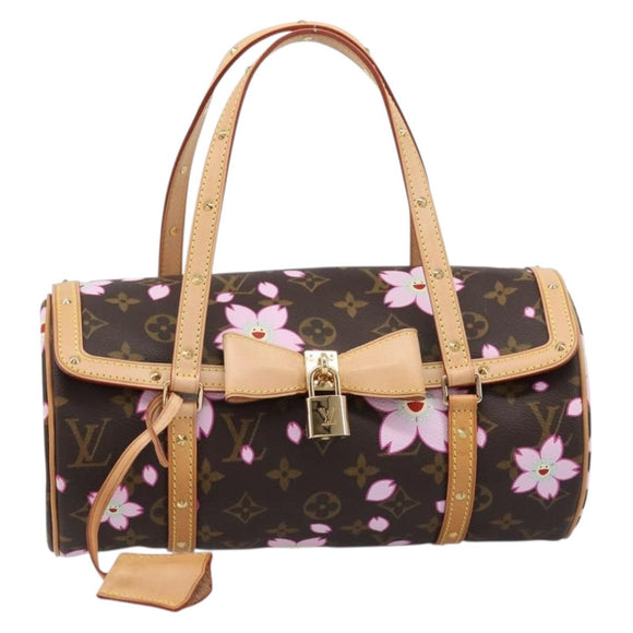 LOUIS VUITTON Papillon GM Bag Takashi Murakami M92009 LV Auth yk21054SM