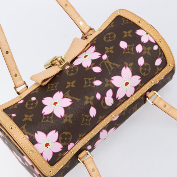 LOUIS VUITTON Papillon GM Bag Takashi Murakami M92009 LV Auth yk21054SM