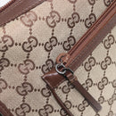 GUCCI GG Canvas Shoulder Bag Beige Silver 001 4198 Auth yk21057SAV-24
