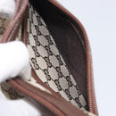 GUCCI GG Canvas Shoulder Bag Beige Silver 001 4198 Auth yk21057SAV-25