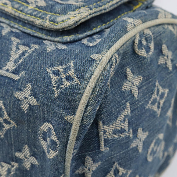 LOUIS VUITTON Monogram Denim Neo Speedy Hand Bag Blue M95019 LV Auth yk21062V