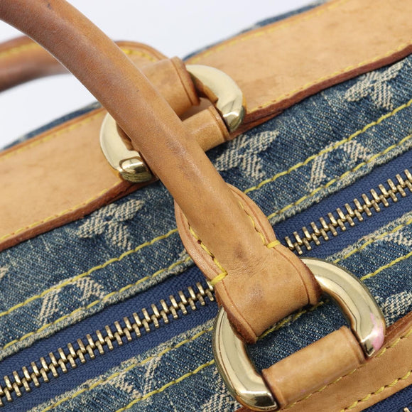 LOUIS VUITTON Monogram Denim Neo Speedy Hand Bag Blue M95019 LV Auth yk21062V