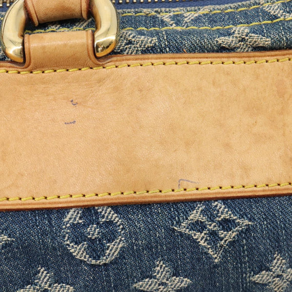 LOUIS VUITTON Monogram Denim Neo Speedy Hand Bag Blue M95019 LV Auth yk21062V