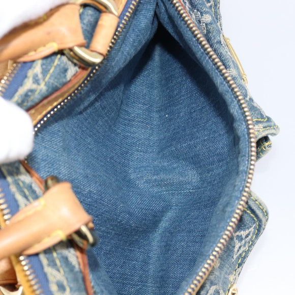 LOUIS VUITTON Monogram Denim Neo Speedy Hand Bag Blue M95019 LV Auth yk21062V