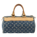 LOUIS VUITTON Monogram Denim Neo Speedy Hand Bag Blue M95019 LV Auth yk21062V-3