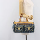 LOUIS VUITTON Monogram Denim Neo Speedy Hand Bag Blue M95019 LV Auth yk21062V-31