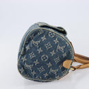 LOUIS VUITTON Monogram Denim Neo Speedy Hand Bag Blue M95019 LV Auth yk21062V-4