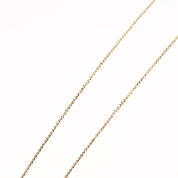 Christian Dior Necklace Metal Gold Auth yk21065M