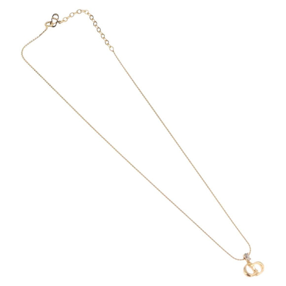 Christian Dior Necklace Metal Gold Auth yk21065M