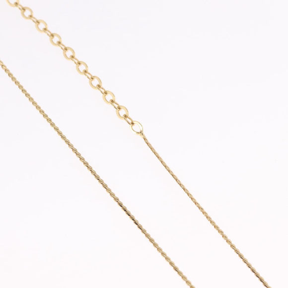 Christian Dior Necklace Metal Gold Auth yk21065M