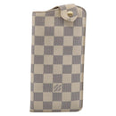 LOUIS VUITTON Azur Etui A Lunettes MM Glasses Case N60025 LV Auth yk21067A-2