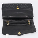 CHANEL Chain Matelasse Bag Leather Paris Limited Black Gold CC Auth yk21072SAV-15