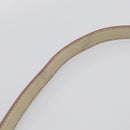 Miu Miu Hand Bag Leather 2way Cream Gold Auth yk21073A-11