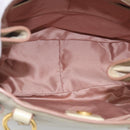 Miu Miu Hand Bag Leather 2way Cream Gold Auth yk21073A-19