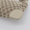 GUCCI GG Canvas Jackie Hand Bag Beige Gold 001 4057 Auth yk21074A-12