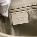 GUCCI GG Canvas Jackie Hand Bag Beige Gold 001 4057 Auth yk21074A-15