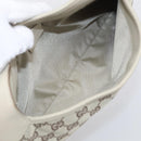 GUCCI GG Canvas Jackie Hand Bag Beige Gold 001 4057 Auth yk21074A-16