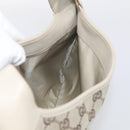 GUCCI GG Canvas Jackie Hand Bag Beige Gold 001 4057 Auth yk21074A-17