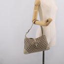 GUCCI GG Canvas Jackie Hand Bag Beige Gold 001 4057 Auth yk21074A-22