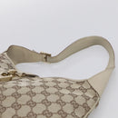 GUCCI GG Canvas Jackie Hand Bag Beige Gold 001 4057 Auth yk21074A-8