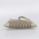 GUCCI GG Canvas Jackie Hand Bag Beige Gold 001 4057 Auth yk21074A-9