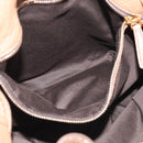 Miu Miu Shoulder Bag Leather Brown Gold Auth yk21076SAM-20