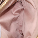 Miu Miu Madras Hand Bag Leather Beige Gold Auth yk21078-25