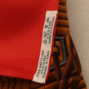 HERMES Carre 90 Scarf "Clic Clac" Silk Red Auth yk21080M-23