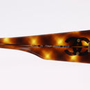 CHANEL Sunglasses Plastic Brown Gold CC Auth yk21087M-12
