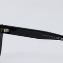 CHANEL Sunglasses Plastic Black Gold CC Auth yk21088M-10