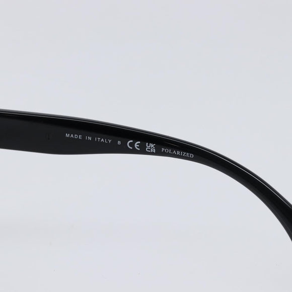 CHANEL Sunglasses Plastic Black Gold CC Auth yk21088M
