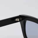 CHANEL Sunglasses Plastic Black Gold CC Auth yk21088M-14