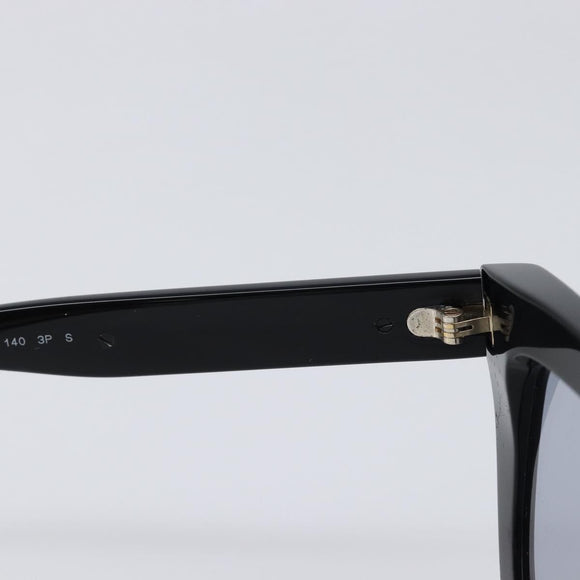 CHANEL Sunglasses Plastic Black Gold CC Auth yk21088M