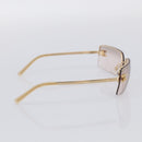 CHANEL Sunglasses Metal Gold Tone CC Auth yk21089M-4