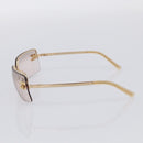 CHANEL Sunglasses Metal Gold Tone CC Auth yk21089M-5