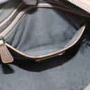 Miu Miu Madras Hand Bag Leather 2way Beige Silver Auth yk21091-27