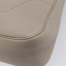 HERMES Trim 31 Shoulder Bag Fjord Leather Gray Silver Auth yk21092SAM-12