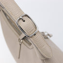 HERMES Trim 31 Shoulder Bag Fjord Leather Gray Silver Auth yk21092SAM-15