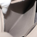 HERMES Trim 31 Shoulder Bag Fjord Leather Gray Silver Auth yk21092SAM-25