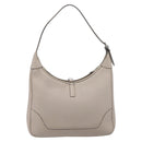 HERMES Trim 31 Shoulder Bag Fjord Leather Gray Silver Auth yk21092SAM-3