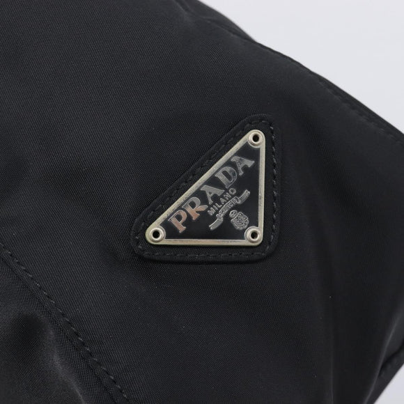PRADA Shoulder Bag Nylon Black Auth yk21100A