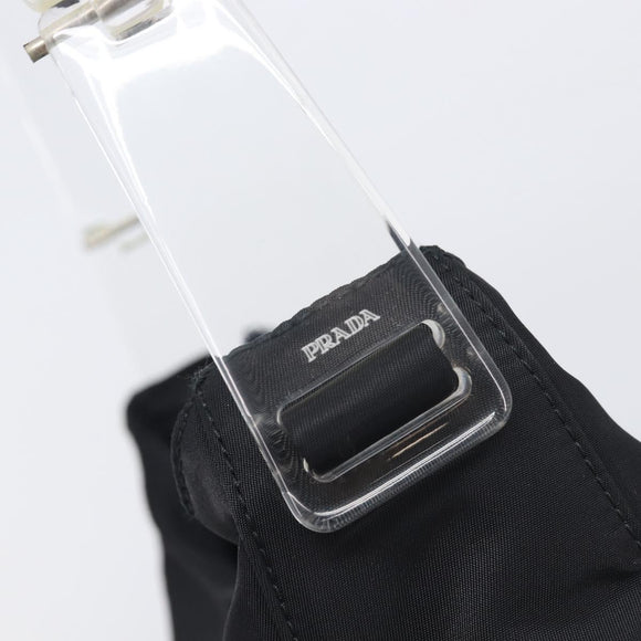 PRADA Shoulder Bag Nylon Black Auth yk21100A