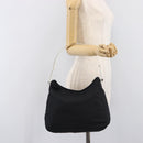 PRADA Shoulder Bag Nylon Black Auth yk21100A-25