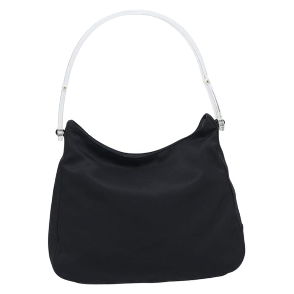 PRADA Shoulder Bag Nylon Black Auth yk21100A