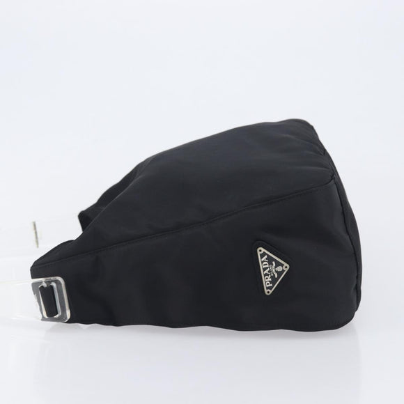 PRADA Shoulder Bag Nylon Black Auth yk21100A