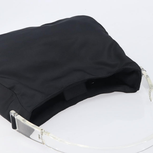 PRADA Shoulder Bag Nylon Black Auth yk21100A