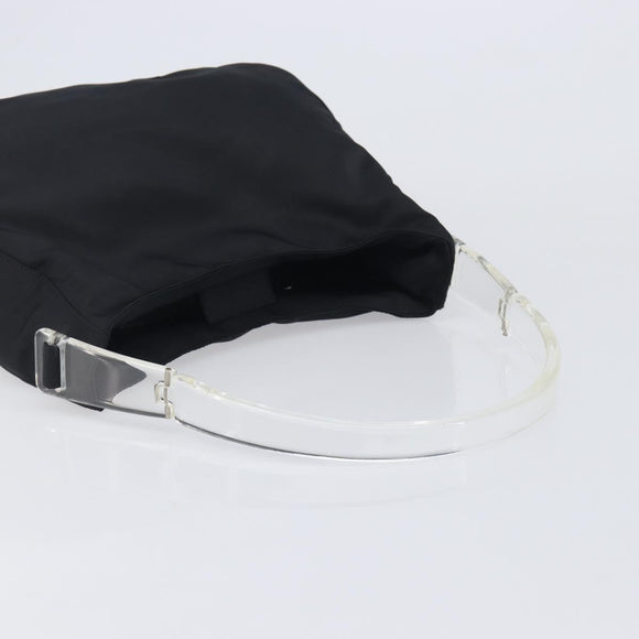 PRADA Shoulder Bag Nylon Black Auth yk21100A