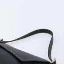 FENDI Selleria Mamma Baguette Shoulder Bag Leather Black Silver Auth yk21101SAM-8
