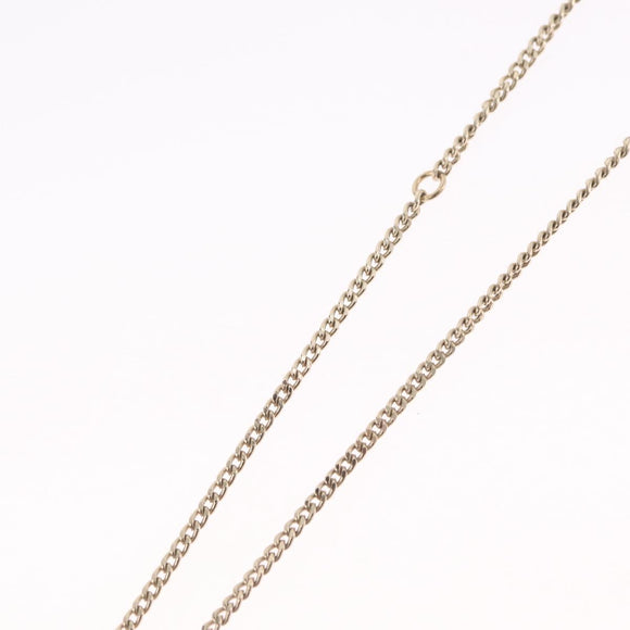 CHANEL COCO Mark Necklace Metal Gold Tone CC Auth yk21103M